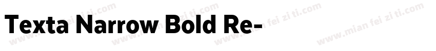 Texta Narrow Bold Re字体转换